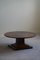 Danish Art Deco Round Coffee Table, 1930s 9