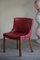 Danish Modern Chairs in Oak and Leather by Kaj Gottlob, 1950s, Set of 2 9