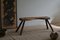 Swedish Primitive Wabi Sabi Bench in Pine, 1800s 2