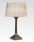 Silver Plate Corinthian Column Table Lamp, 1920s 1