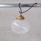 Mid-Century Italian Glass and Brass Pendant Light 6