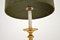 Lampade da tavolo antiche in ottone scanalato, 1920, set di 2, Immagine 6