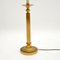 Antique Fluted Brass Table Lamps, 1920, Set of 2 8