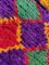 Großer Runnerbunter Boucherouite Berber Teppich aus Baumwolle 4