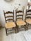 Pailled Provencal Rustic Chairs, 1950s, Set of 4, Image 17