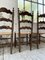 Pailled Provencal Rustic Chairs, 1950s, Set of 4 18