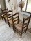 Pailled Provencal Rustic Chairs, 1950s, Set of 4, Image 9