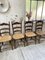 Pailled Provencal Rustic Chairs, 1950s, Set of 4, Image 24