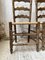 Pailled Provencal Rustic Chairs, 1950s, Set of 4 16