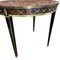 French Centre Table with Marble Top, 1950s 5