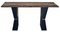 Console Table with Onyx Top, Black Lacquered Wood Legs & Handcrafted Brass Decoration from Cupioli Living, Italy 2