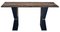 Console Table with Onyx Top, Black Lacquered Wood Legs & Handcrafted Brass Decoration from Cupioli Living, Italy, Image 2