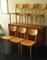 Danish Plywood Dining Chairs with Shaped Backs, 1960s, Set of 6 9