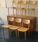 Danish Plywood Dining Chairs with Shaped Backs, 1960s, Set of 6 8