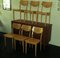 Danish Plywood Dining Chairs with Shaped Backs, 1960s, Set of 6 11