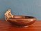 Large Nut Bowl in Precious Wood with 2 Mice from Schleißner Hanau Silber 1