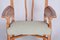 Czech Armchairs in Beech and Maple Root Veneer, 1930s, Set of 3 10