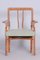 Czech Armchairs in Beech and Maple Root Veneer, 1930s, Set of 3 9