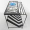 Vintage Magazine Rack with Tile Table Top, 1960s 18