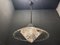 Lámpara colgante arquitectónica de cristal de Murano de Mazzega, años 80, Imagen 3