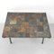 Brutalist Coffee Table with Slate Top, 1960s, Image 20