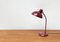 Lampe de Bureau 6556 Mid-Century Rouge Foncé par Christian Dell pour Kaiser Idell, Allemagne, 1960s 13