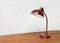 Lampe de Bureau 6556 Mid-Century Rouge Foncé par Christian Dell pour Kaiser Idell, Allemagne, 1960s 1