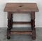 English Oak Joint Stool or Bench, 1890s 8