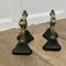 Victorian Brass and Iron Andirons or Fire Dogs, Set of 2 3