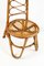 Italian Bamboo High Back Chair, 1960s 4