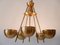 Mid-Century Five-Flamed Chandelier, Sweden, 1950s 2