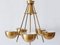 Mid-Century Five-Flamed Chandelier, Sweden, 1950s 5