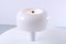 Large White Mushroom Table Lamp by Guzzini, 1970s, Image 4