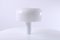 Lámpara de mesa hongo grande blanca de Guzzini, años 70, Imagen 14