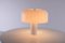 Large White Mushroom Table Lamp by Guzzini, 1970s, Image 2