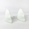 Large Opaline Glass Mountain Table Lamps, 1980s, Set of 2, Image 1