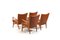 Model AP-16 Chairs in Oak and Leather by Hans J. Wegner, 1951, Set of 4 6