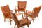 Model AP-16 Chairs in Oak and Leather by Hans J. Wegner, 1951, Set of 4 14