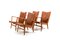 Model AP-16 Chairs in Oak and Leather by Hans J. Wegner, 1951, Set of 4, Image 8