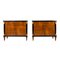 Biedermeier Chests of Drawers in Walnut Veneer, Germany, 19th Century, Set of 2 1