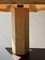 Lampade da tavolo in sughero con paralumi in paglia di Mawa, anni '70, Immagine 5