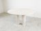 Italian Round Dining Table in Travertine, 1970s, Image 1