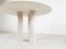 Italian Round Dining Table in Travertine, 1970s 2