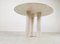 Italian Round Dining Table in Travertine, 1970s 5