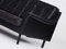 Black Leather Sofa and 2 Armchairs, Germany, 1960s, Set of 3, Image 9