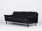 Black Leather Sofa and 2 Armchairs, Germany, 1960s, Set of 3 10