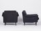 Black Leather Sofa and 2 Armchairs, Germany, 1960s, Set of 3, Image 7