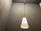 Lámpara colgante de cristal de Murano a rayas en blanco y negro, años 80, Imagen 4