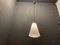 Lámpara colgante de cristal de Murano a rayas en blanco y negro, años 80, Imagen 2