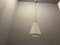 Lámpara colgante de cristal de Murano a rayas en blanco y negro, años 80, Imagen 5
